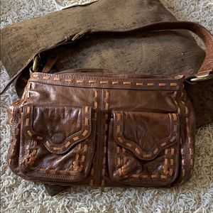 Brown leather bag - CHI by falchi